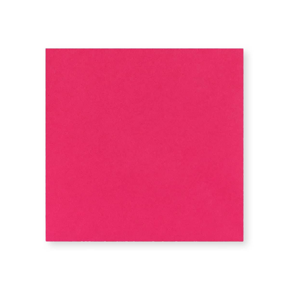 Fuschia-lyserød konvolut 130x130 mm