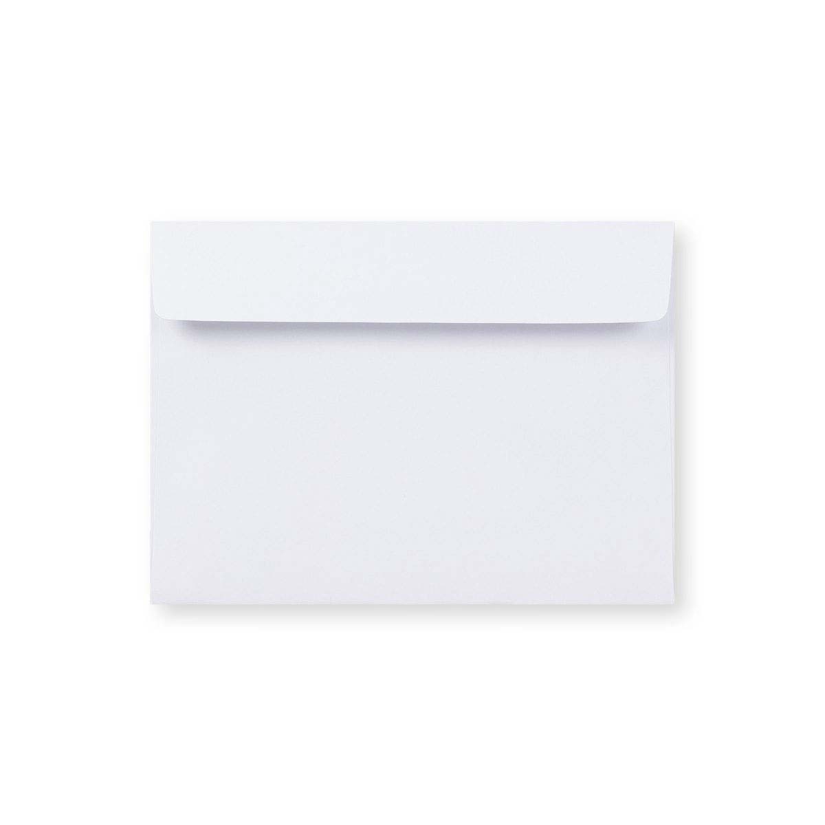 Hvid kuvert - Lige Flap 135x184 mm