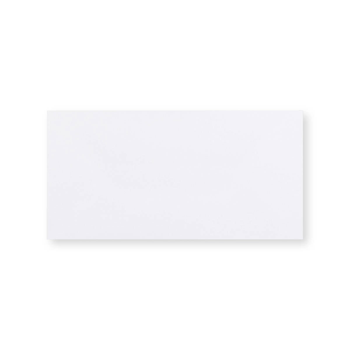 Hvid kuvert - diamantklap 110x220 mm (DL)
