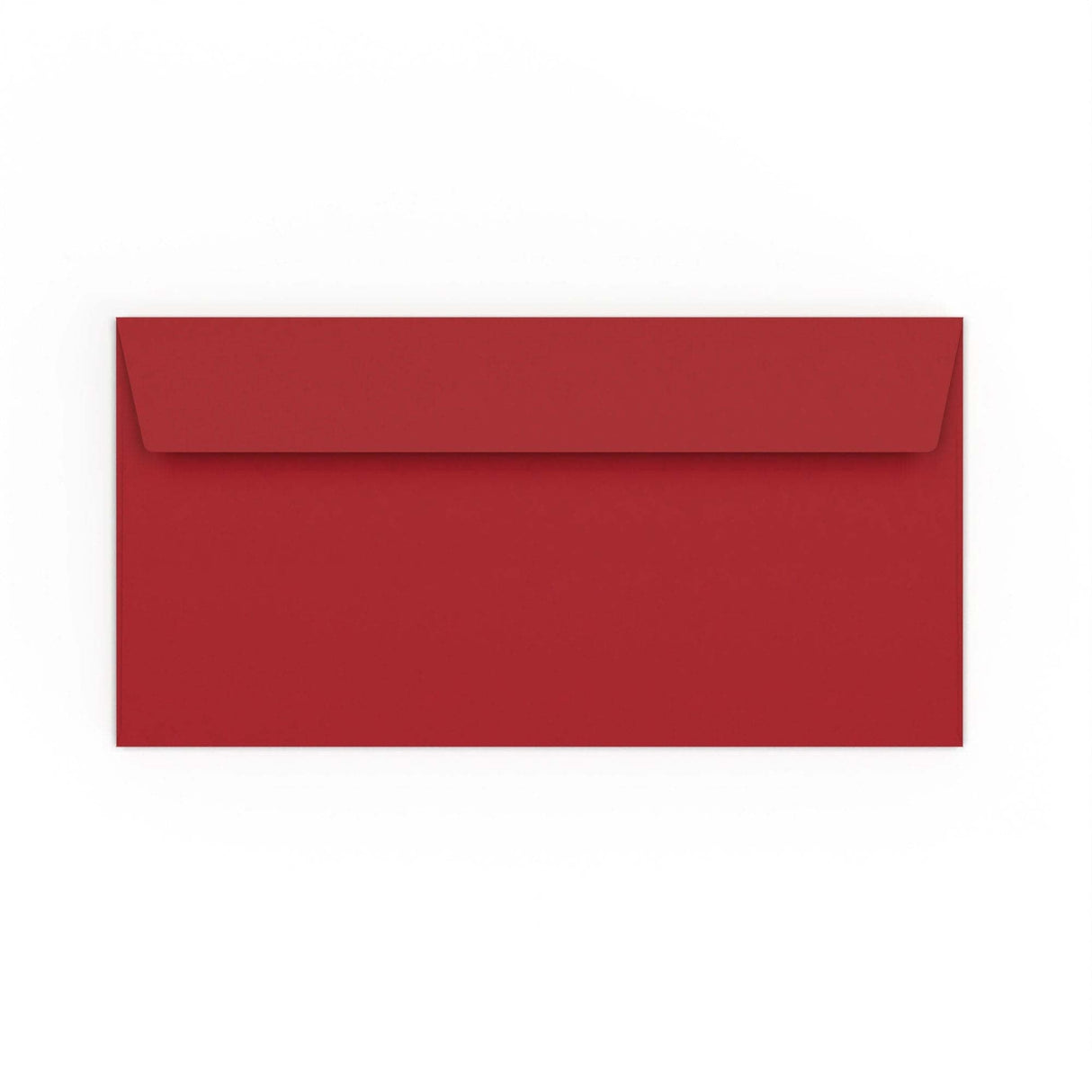 Mørkerød konvolut 110x220 mm (DL)