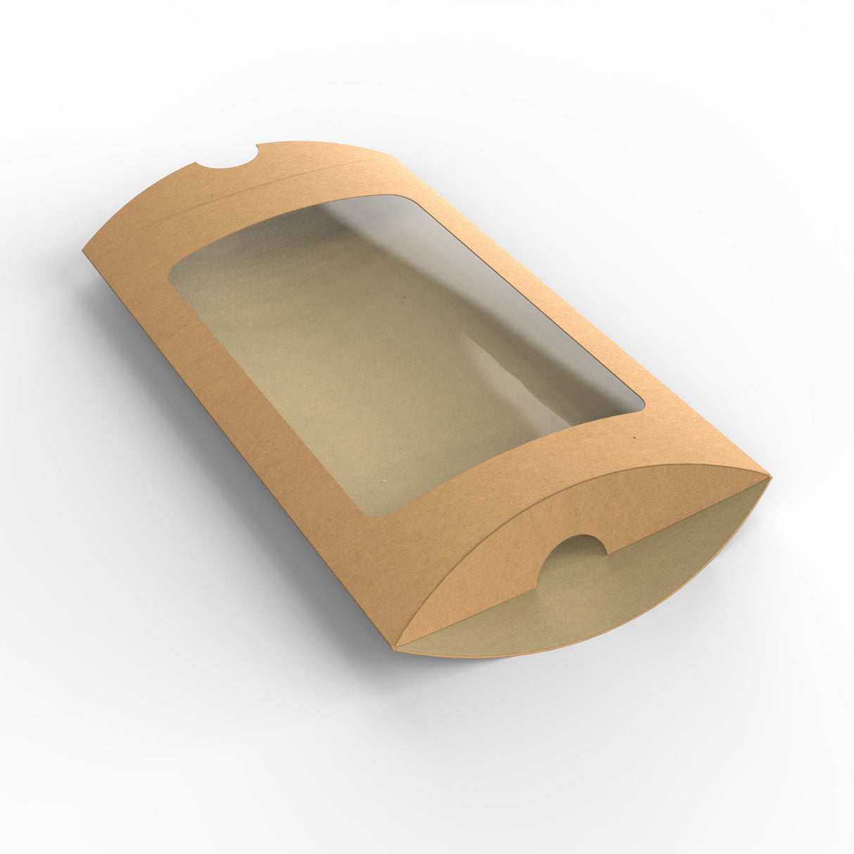 Kraft-pudeæsker med vindue