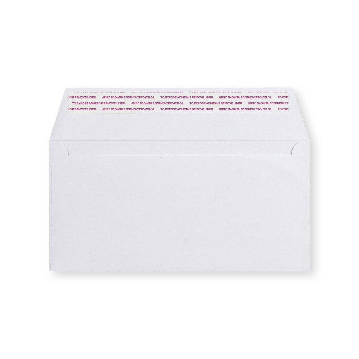 Hvid post-marque-konvolut 110x220 mm (DL)