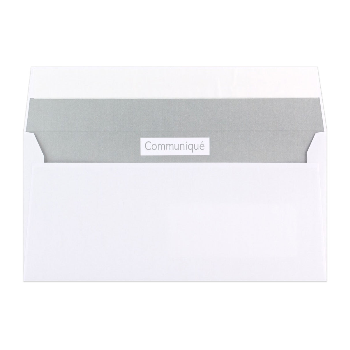Hvid kommunikékonvolut 110x220 mm (DL)