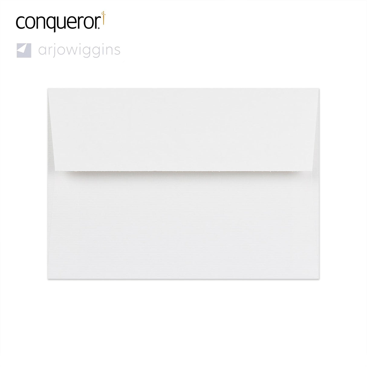 Lysende hvid Conqueror-konvolut 114x162 mm (C6)