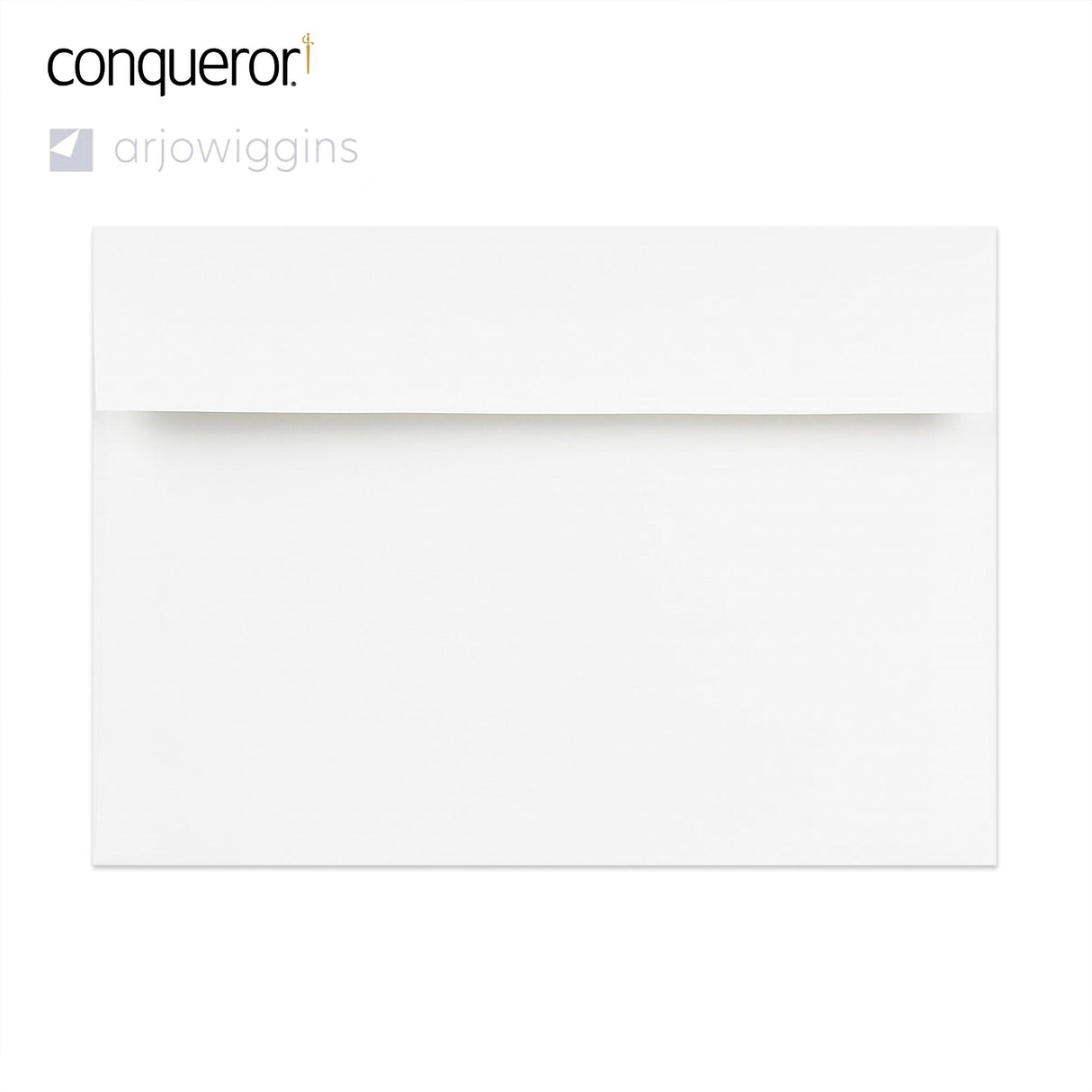 Lysende hvid Conqueror-konvolut 162x229 mm (C5)