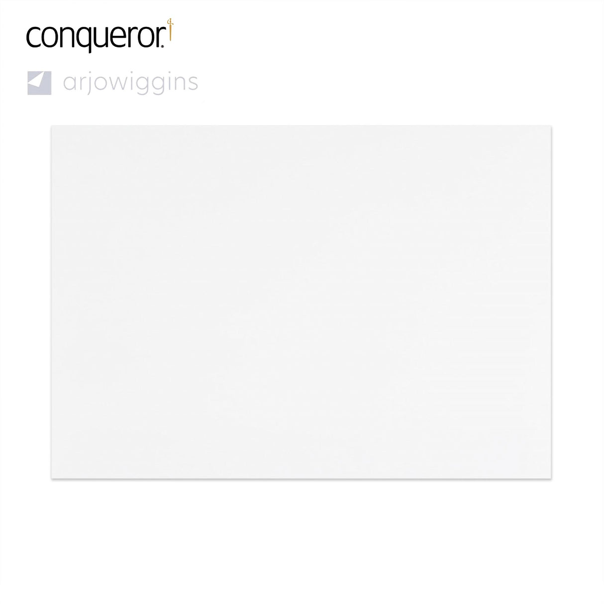 Lysende hvid Conqueror-konvolut 162x229 mm (C5)