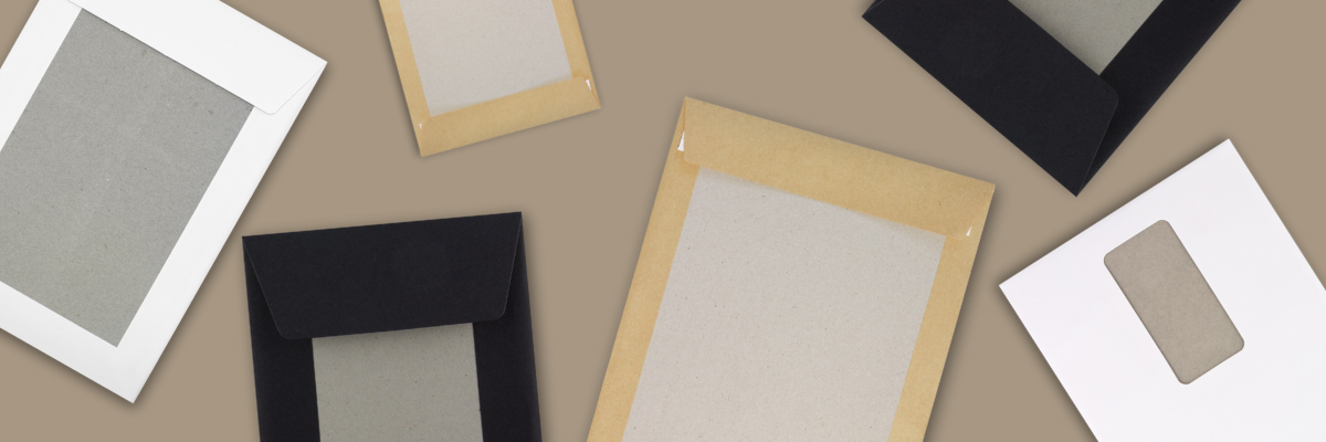 Konvolutter med papbagside