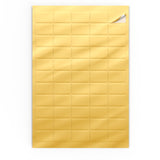 Rektangulære, klæbende mærkater