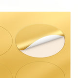 Ovale, klæbende mærkater