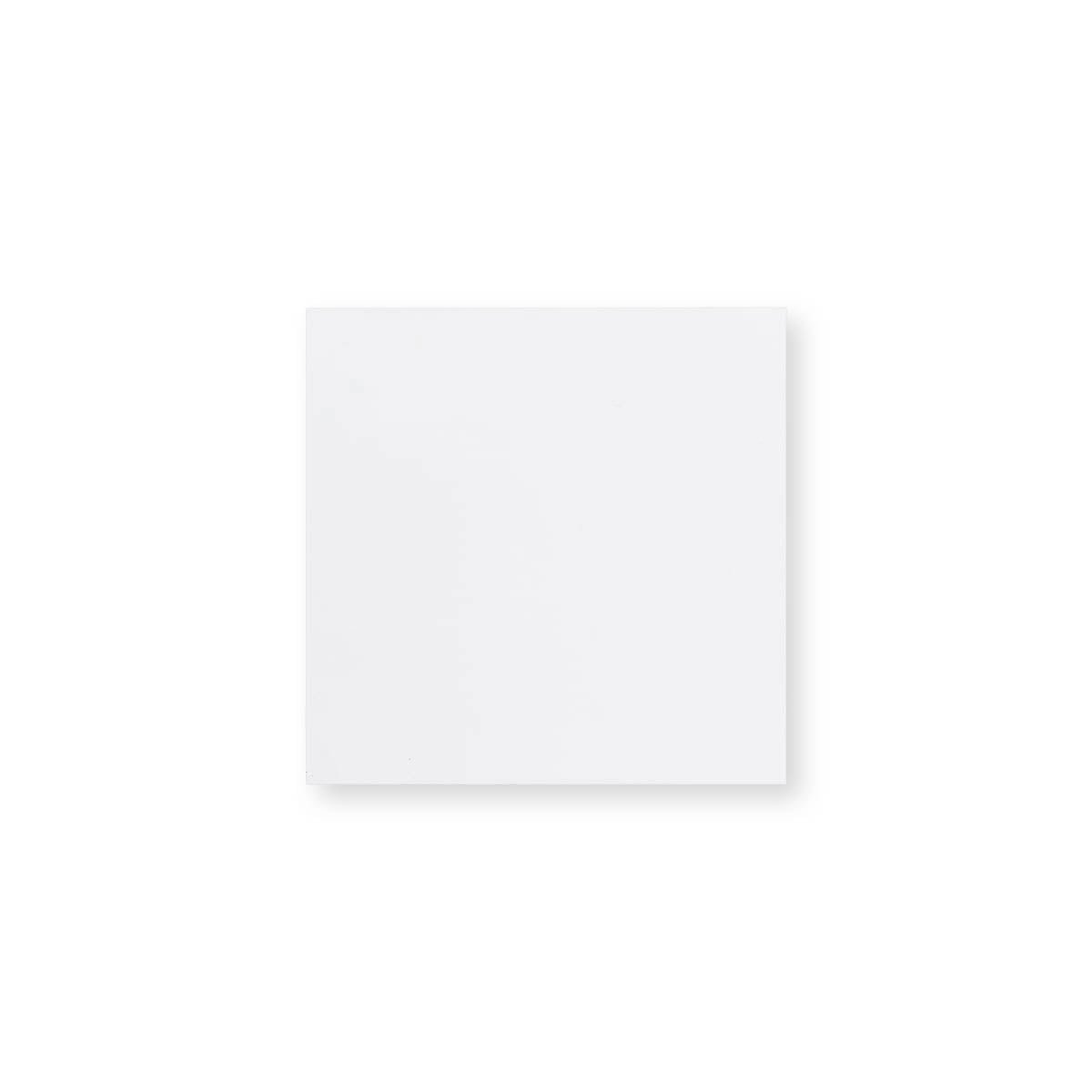 Hvid kuvert - Lige Flap 120x120 mm