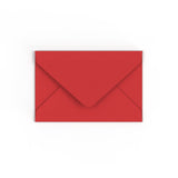 Kirsebærrød kuvert 62x94 mm
