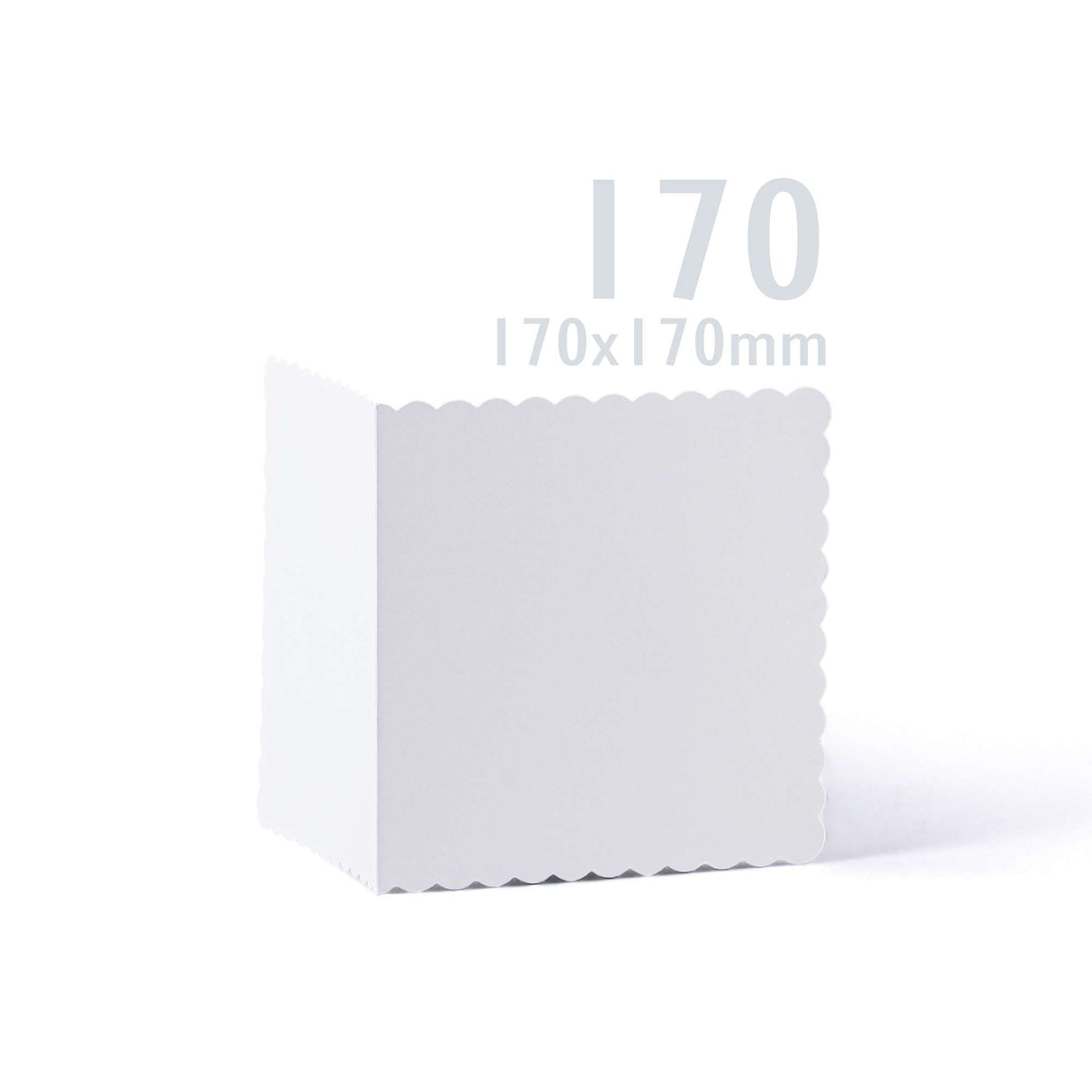 Kort og kuverter med bølget kant – pakke