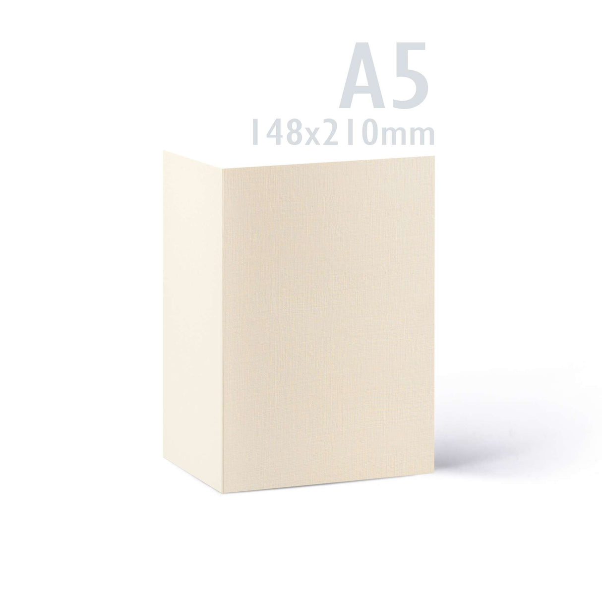 Kort og kuverter med linnedstruktur – pakke