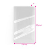 Åben cellofanpose med toplomme