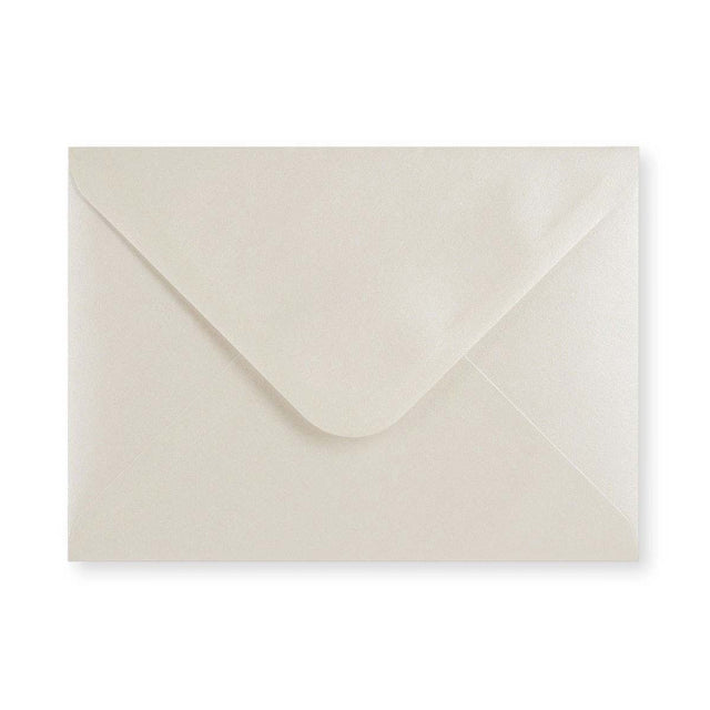 Oyster Gummed V-Flap Greeting Card Envelope (133 x 184mm)