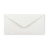 Let hvid ribbet kuvert (90 g/m²) 110x220 mm (DL)
