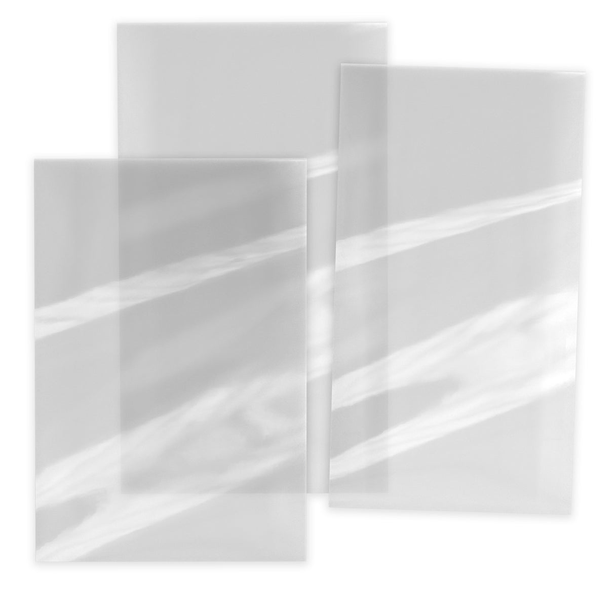 Åben cellofanpose med toplomme